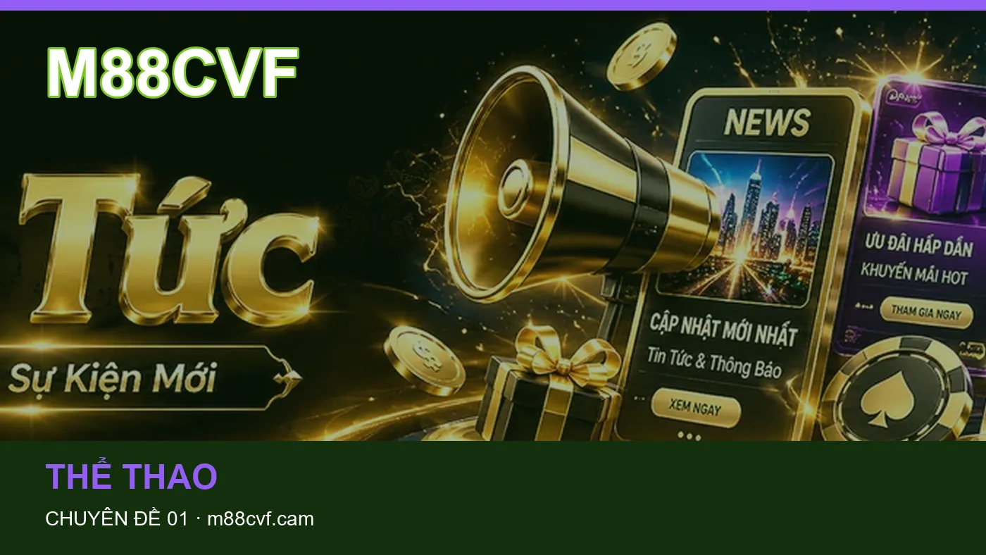 Trải nghiệm Thể thao trên điện thoại cùng cẩm nang M88CVF